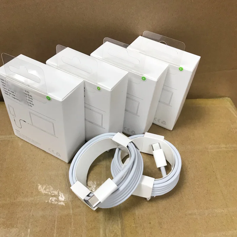 

original packaging 2M/6ft usb-c charging C94 Chip foxconn cable , type c to 8pin charger cable, for iphone fast charging