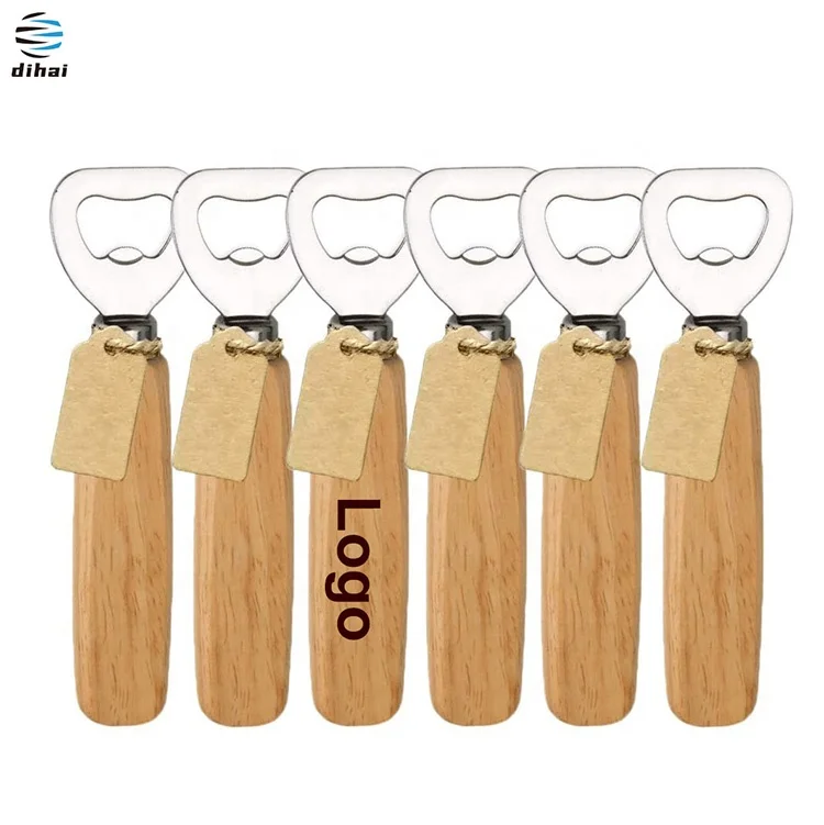 

amazon top seller Wood handle bartender beer bottle openers, Wooden color