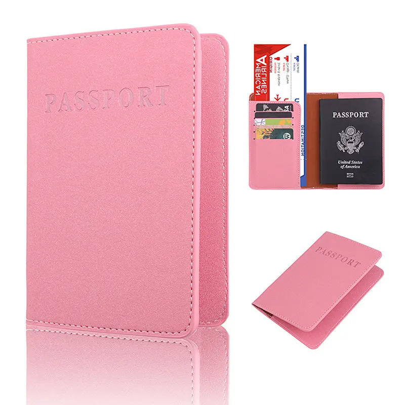 

Travel Passport Cover Leather Passport Holder Credit Card Holder Travel ID Document Passport