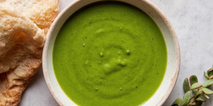 Fresh ingredients for making mole verde