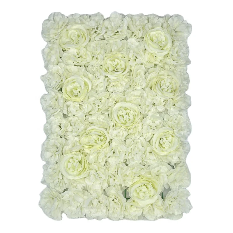 

DFK0042 Customize Creative White Roses Wedding Display Backdrop Decorative Artificial Flower Wall, Picture shows