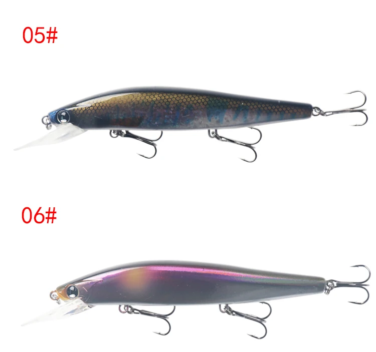 

YJ.Aquahunter 11.5cm 14g bent minnow sinking minnow minnow wobbler, Colors