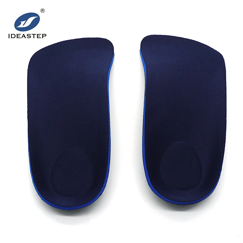 

3/4 Length Medium Density dress orthotic arch insoles Ideastep #622B, Dark blue