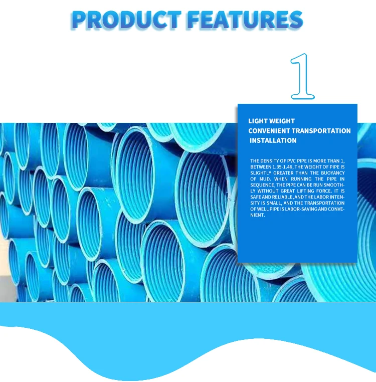 Astm D2241 Sdr17&21&26&32.5 Upvc Pipe Dwv With Nsf Certificated White