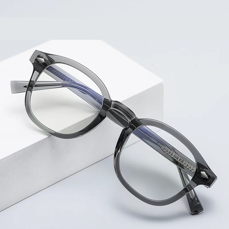 

2022 Women Men Retro Classical Fashion Computer Glasses Anti Blue Block eyeglasses TR90 luxury eyeglass frames