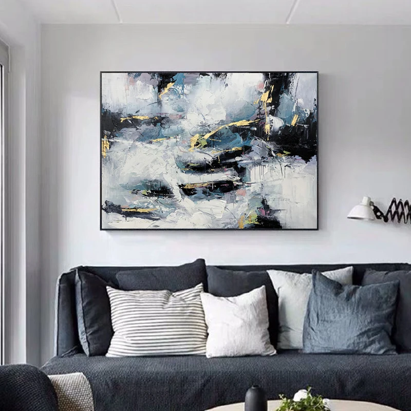 Abstract Oil Painting Canvas Wal Hand Painted Wall Hanging Picture Modern Abstract Art Oil Painting