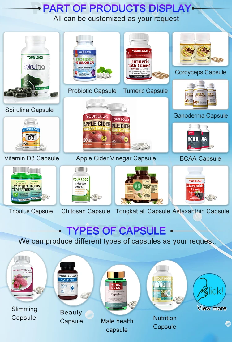 
Sports Nutrition Supplement Creatine Monohydrate Capsules 