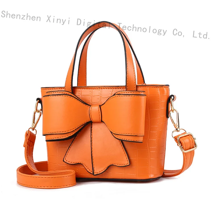 

Waterproof Bowknot Travel Fashion Tote Bag Small Summer Women Ladies Hand Bags Purse and Handbags for Girls
