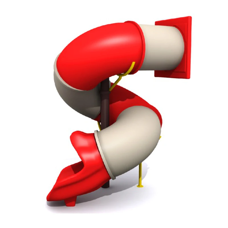 

children outdoor playground plastic tube slide, Customized, attractive appearance