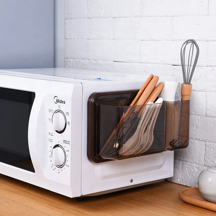 

2019 Good portable plastic magnet scissors storage box, Transparent white transparent coffee color transparent brown