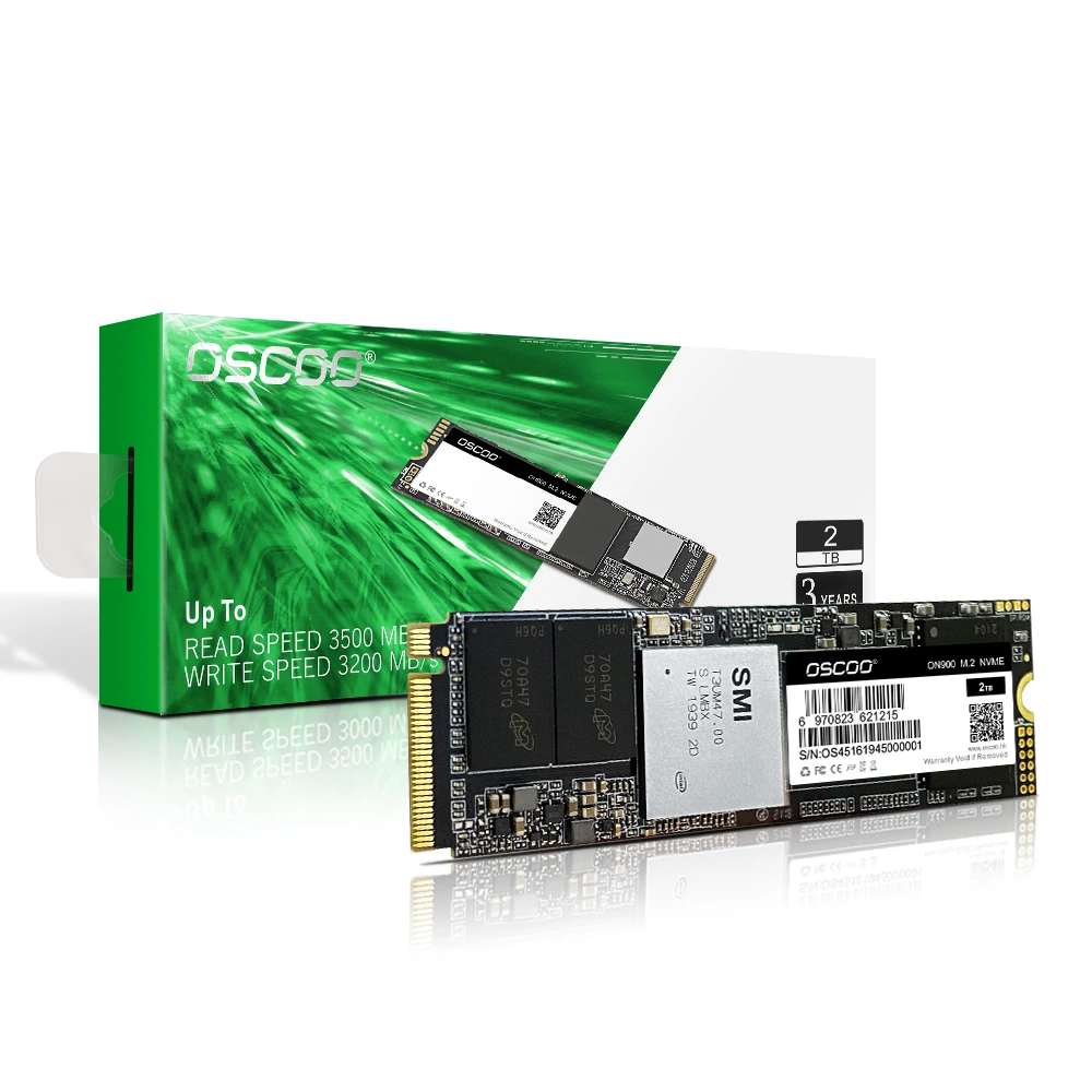 

OSCOO Disco Duro SSD M2 NVMe PCIe Hard Drives Factory Wholesale 128GB 256GB 512GB 1TB M.2 Hard Disk