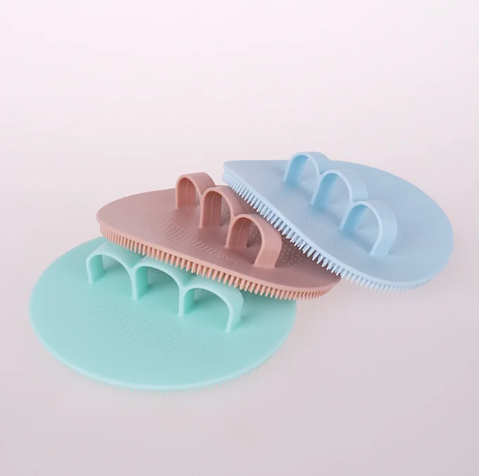 

Custom color silicone facial cleanser face wash brush more thin easy for use
