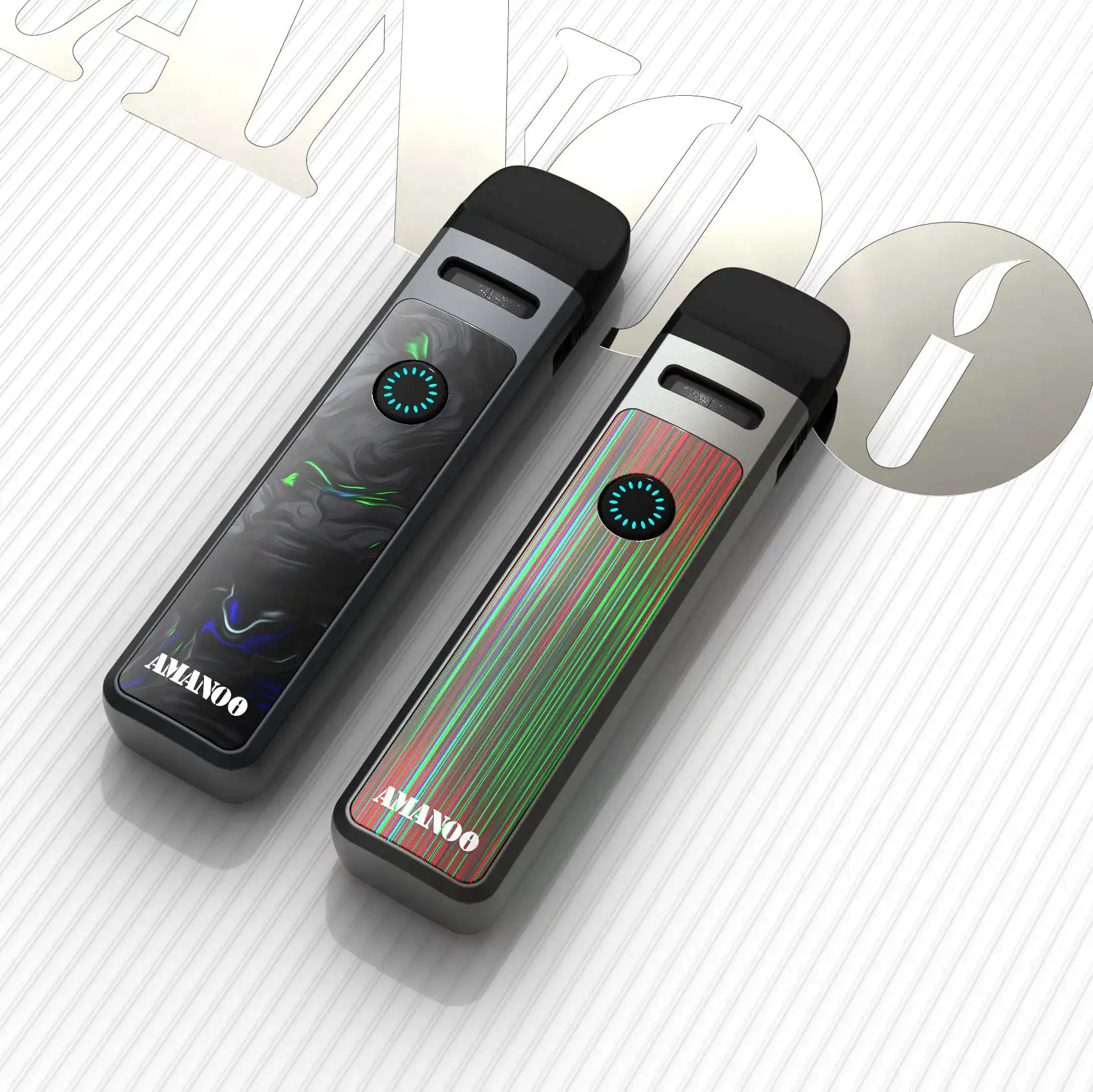 

New Technology amanoo 850mah 2ml mod Vape E Liquid Flavor China Distributor Electronic Cigarettes