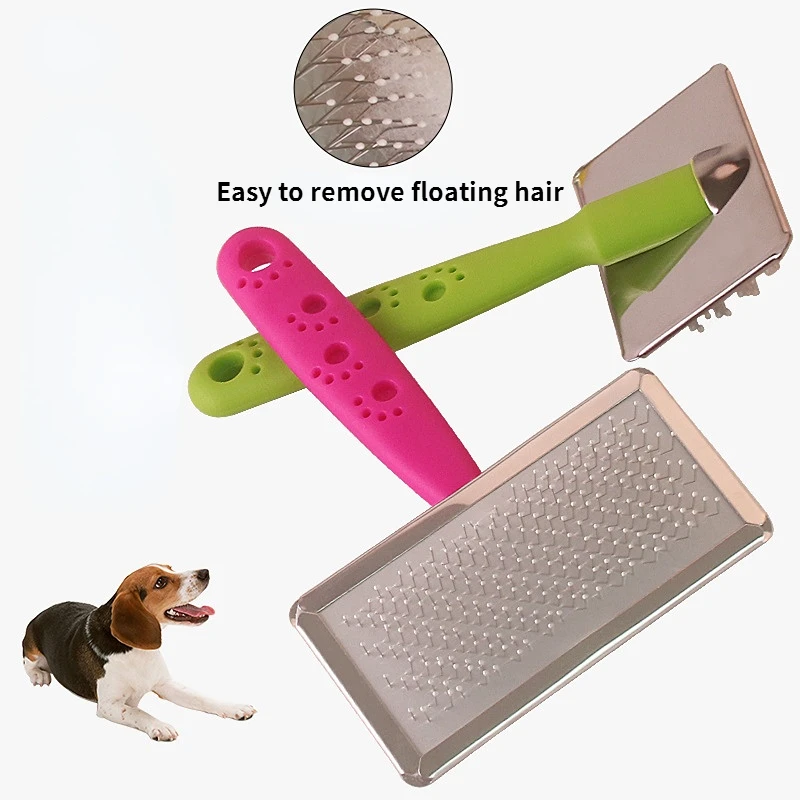 

Pet cleaning comb beauty supplies stainless steel dog to go floating hair steel needle knot hair removal beauty comb