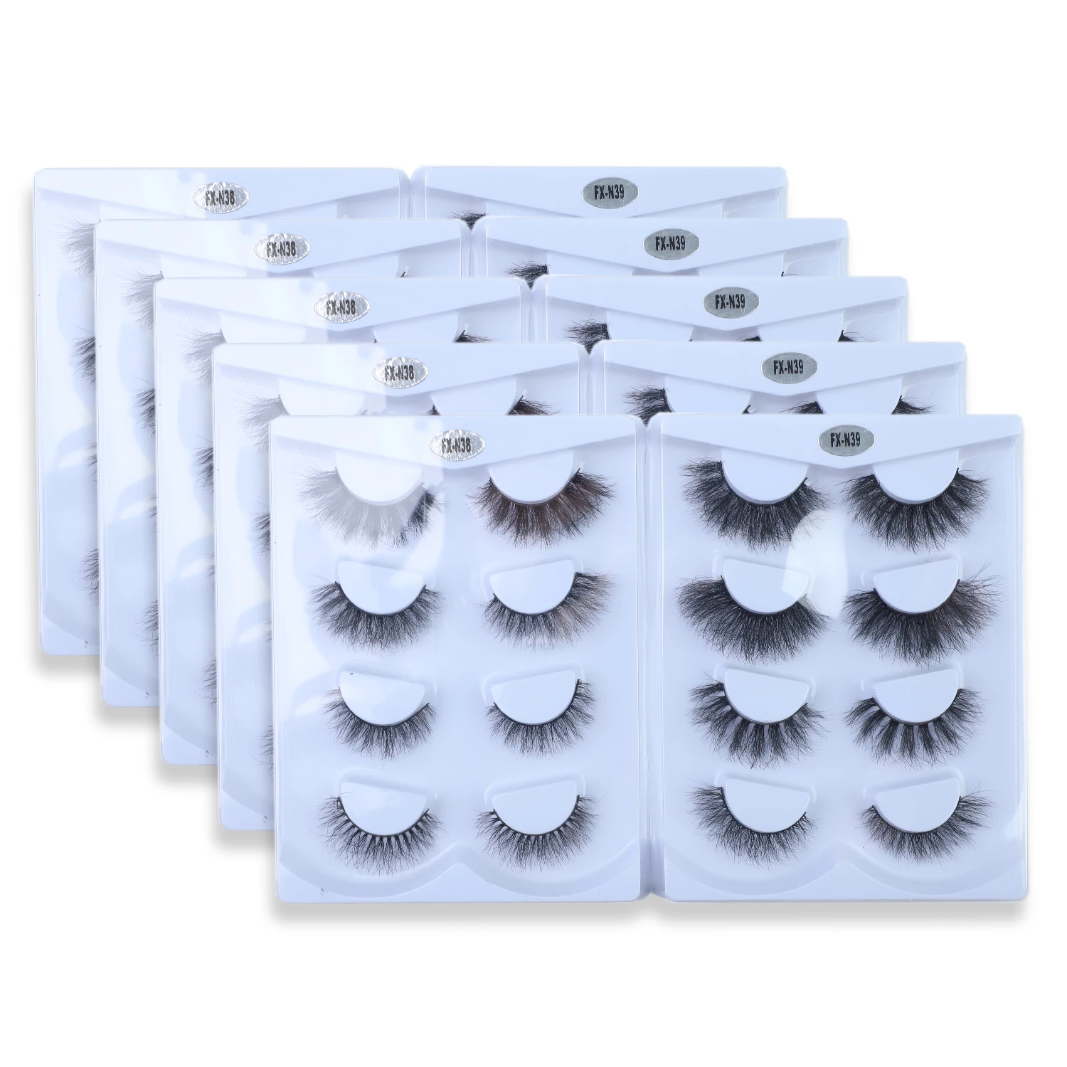

Wholesale New Style Light Weight Private Label 3d Silk Eyelashes Handmade Soft False Eyelashes, Natural black