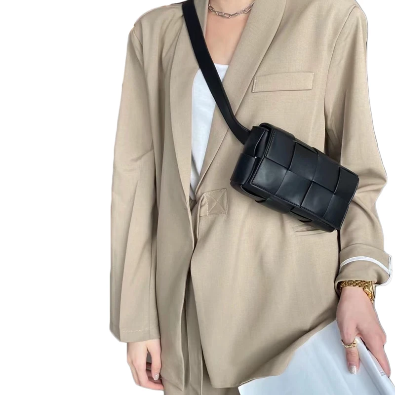 

2021 Fashion designer BV leather cassette bag for women purse vendor mini waist chest multi function ladies bags custom