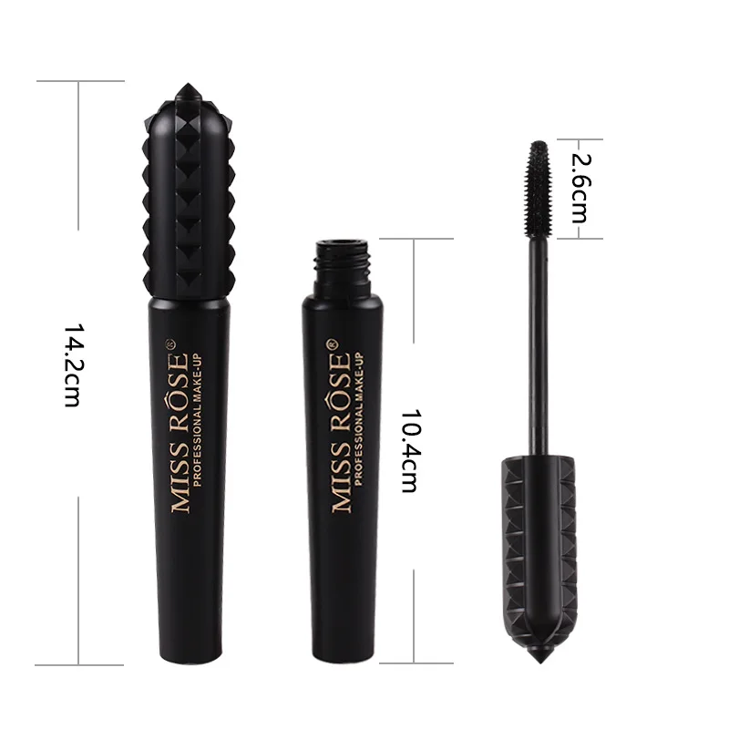 
Lash Mascara Waterproof Long Lasting Fiber for Eyelash Extension Black Thick Lengthening Mascara 