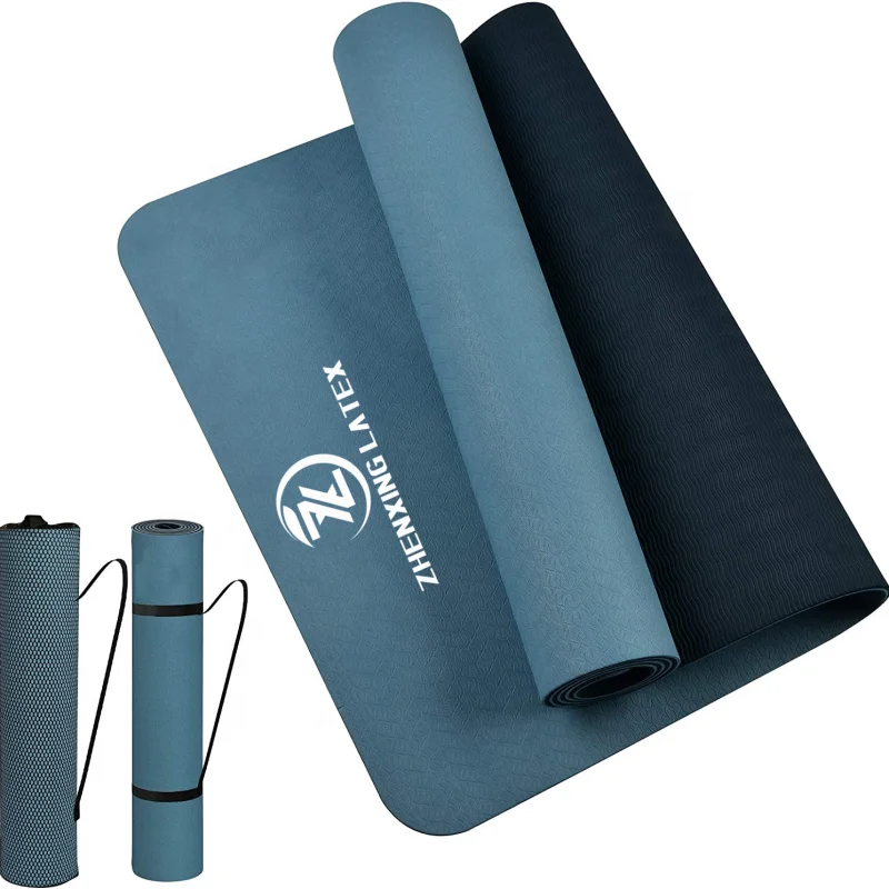 

Extra Thick Yoga Mat for Women Men Kids Professional Custom TPE Yoga Mats with Carrying Strap for Yoga Pilates