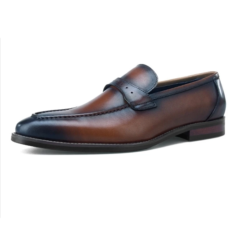 

Chinese shoe factory 100% handmade men casual shoes driving cow leather breathable loafers manufacturer men shoes 2021