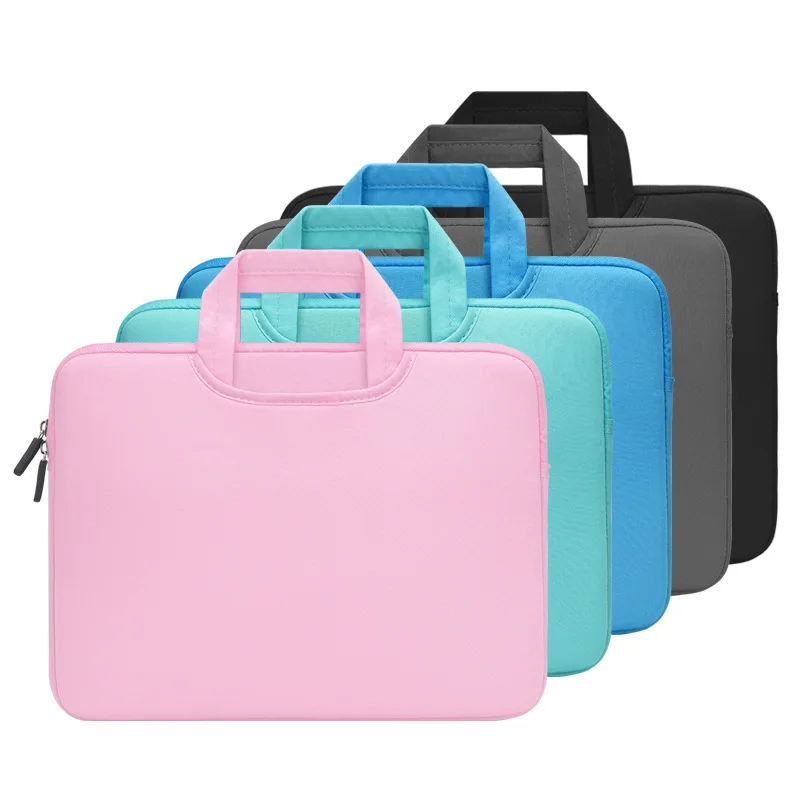 

Wholesale shockproof neoprene laptop shoulder bag bag for laptop 15.6 inch, Pink,charcoal,black,blue,mint green