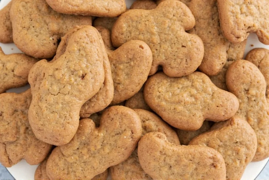 Perfectly baked ginger bread cookies on a wire cooling rack with molasses and spices arranged around them