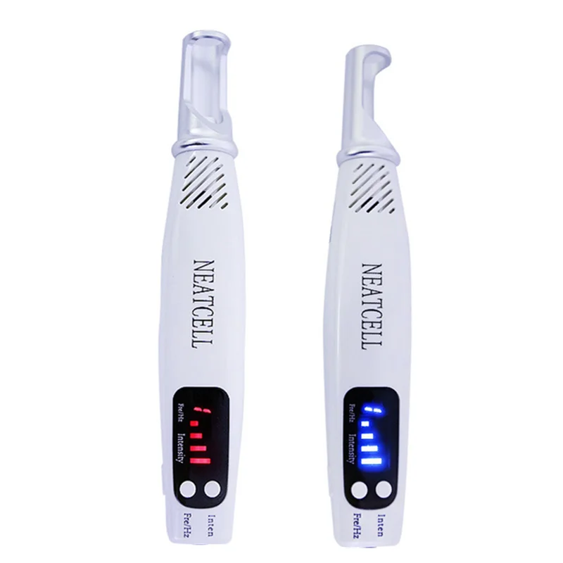 

Portable Mini Red Blue Light Laser Picosecond Pen Black Tattoo Removal Acne Scar Mole Freckle