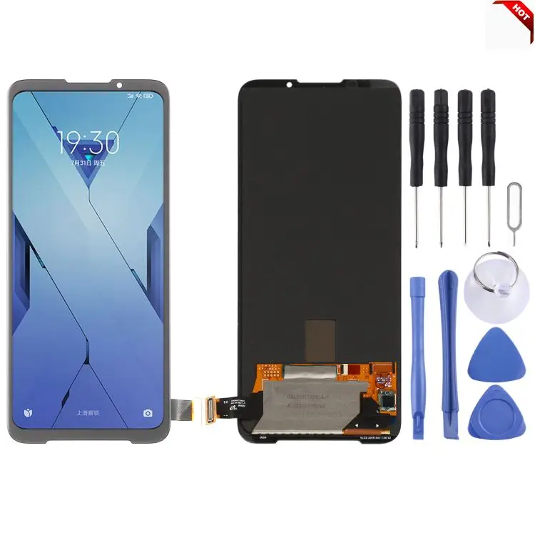 

Original Lcd spare parts LCD display pantalla AMOLED LCD touch Screen Digitizer Full Assembly for Xiaomi Black Shark 3S