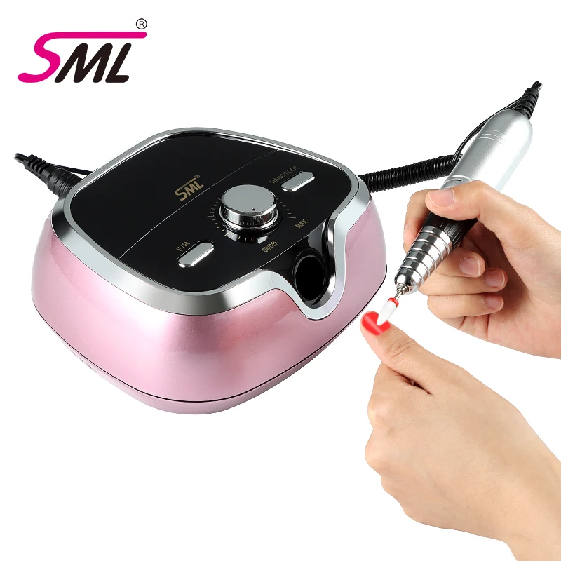 

SML Quality guarantee 35000RPM electric drill bit set nails art equipment manicure pedicure drilling nail drill machine