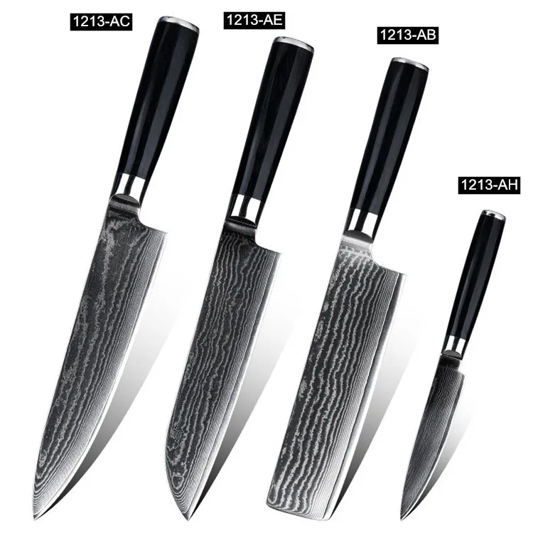 

Wholesale Damascus steel chef's knife Japanese side dish knives household cooking Sande knives