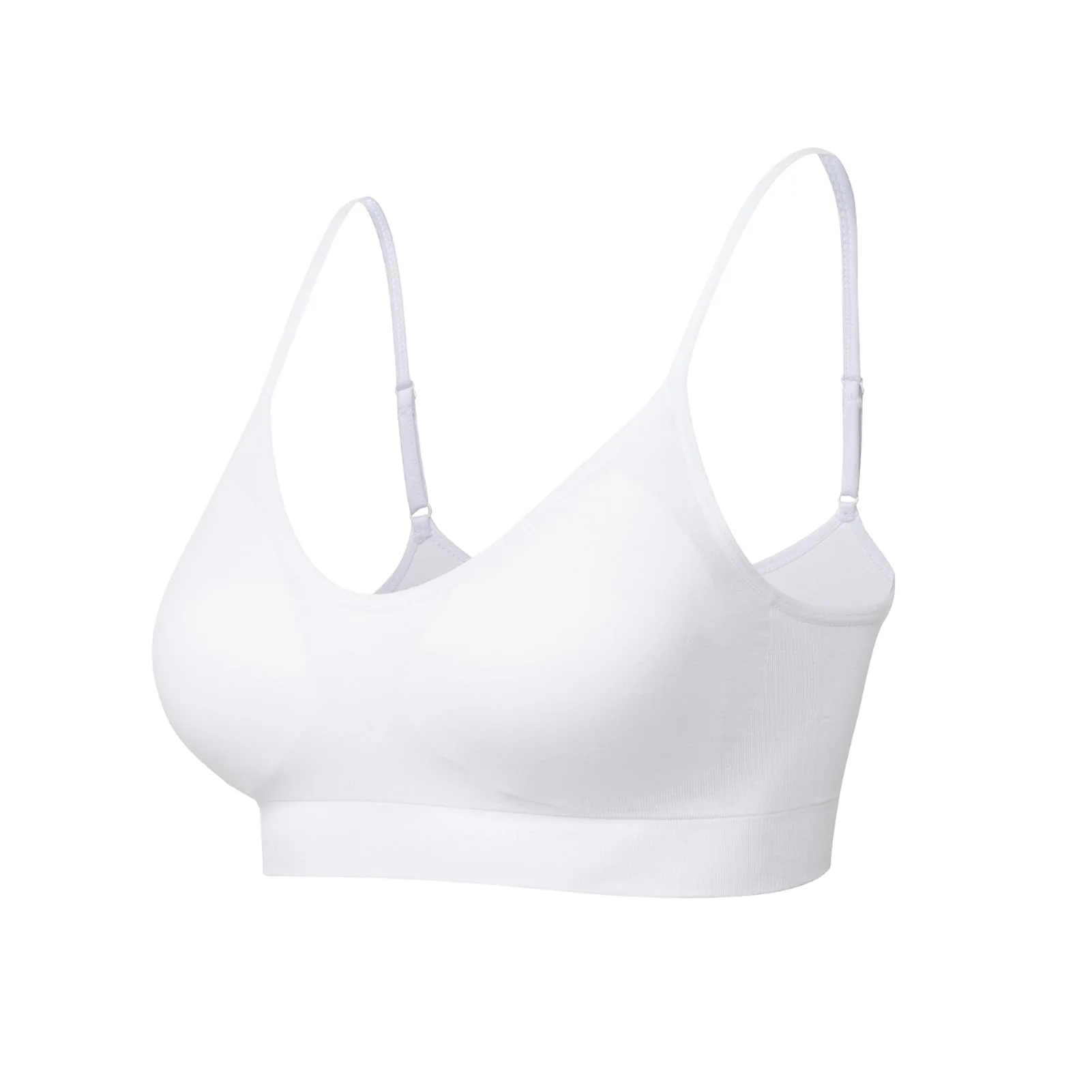 中等支撑Light Support Spandex Nylon Blend Sports Bra