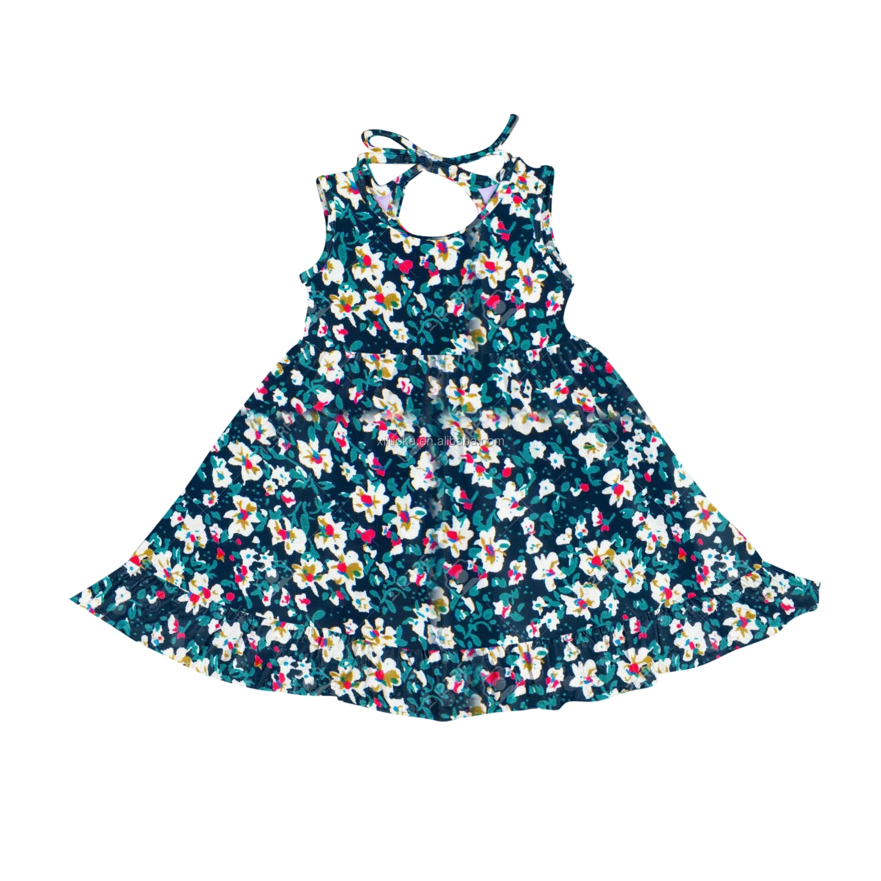 

Sleeveless Kids Fashion Clothes Baby Wear Summer Girl Princess Dress, Picture