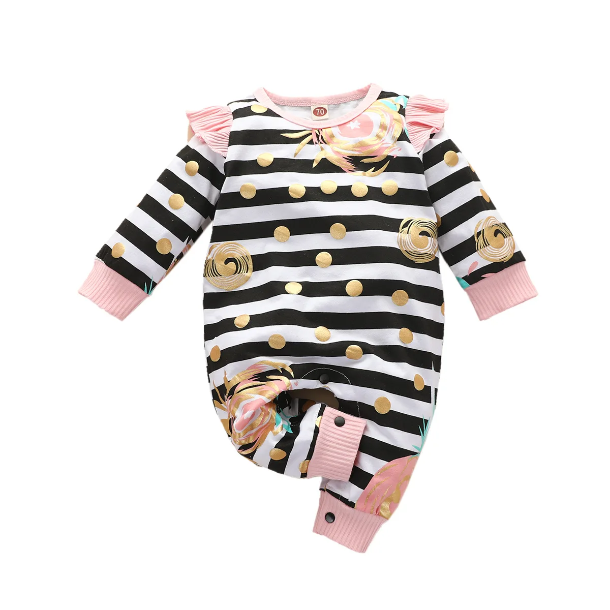 

Romper Warm Winter Long Sleeve Jumpsuit Newborn Baby Girl Clothing