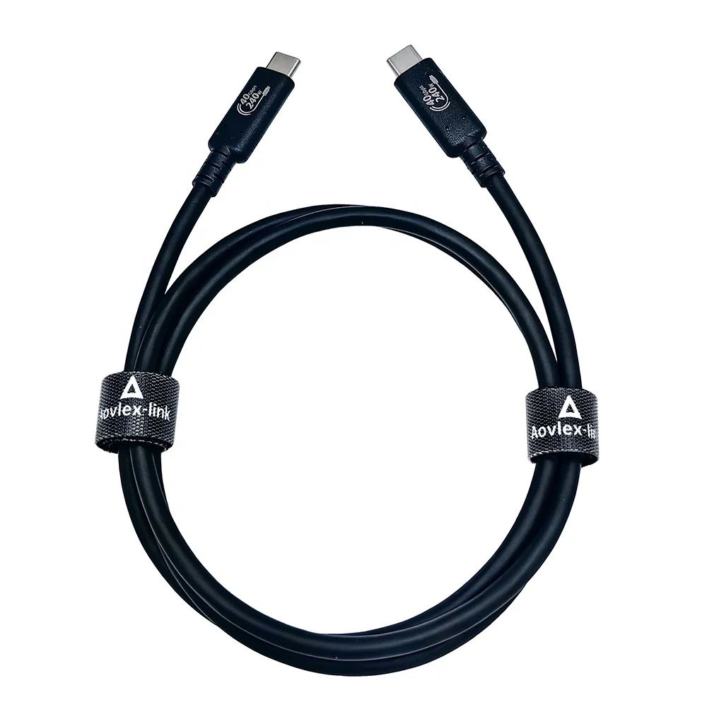 

EPR certification PD 240W USB4 cable Compatible with Thunderbolt 4 Data Transfer 40 Gbps TID USB4 GEN 3 Cable