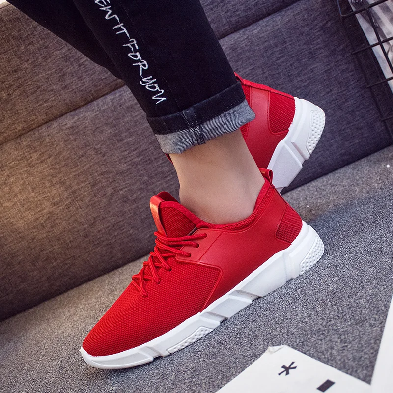 
Breathable Mesh Fabric Sneaker Couple Sport Hiking Athletic Shoes 
