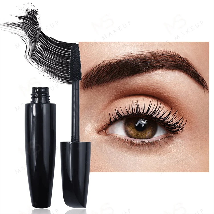 Wholesale Easy To Apply Gradient Sliver Lid Mascara Natural Waterproof Custom Logo Private Label Curling Thick Black Mascara