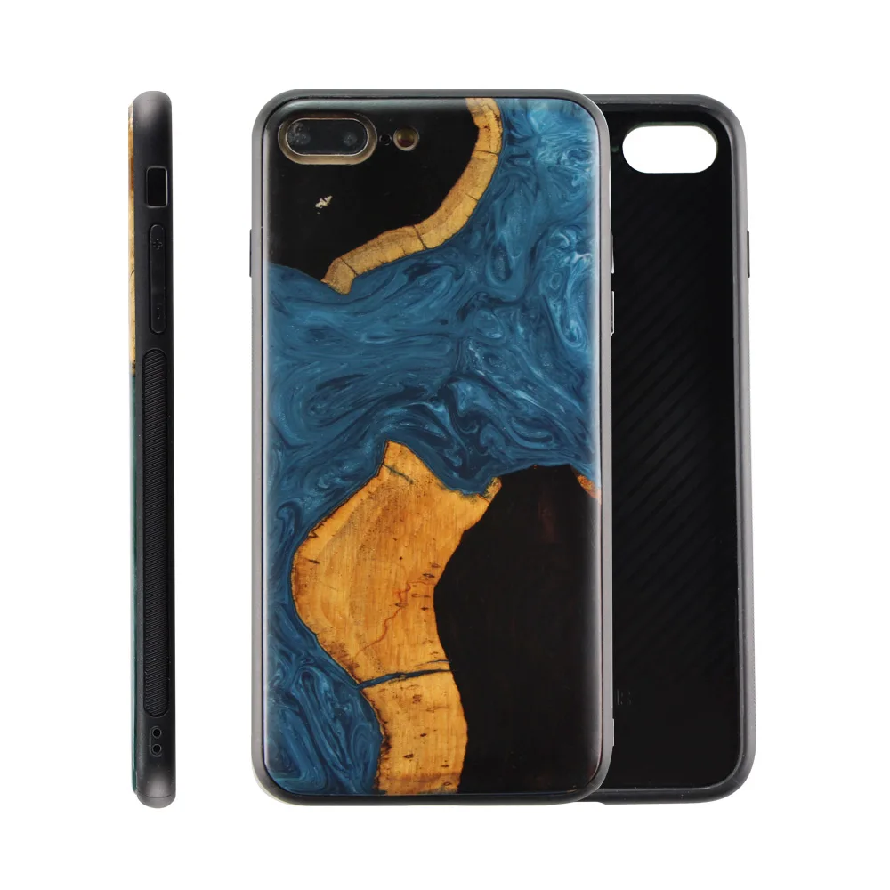 

Natural Wood Resin Custom Cell Phone Case For iPhone X XR Max, Customised