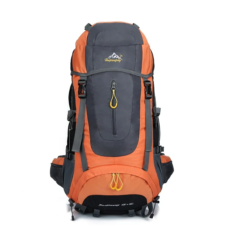 

Wholesale 70L trekking water resistant polyester outdoor rucksack backpack hiking backpacks, Customized