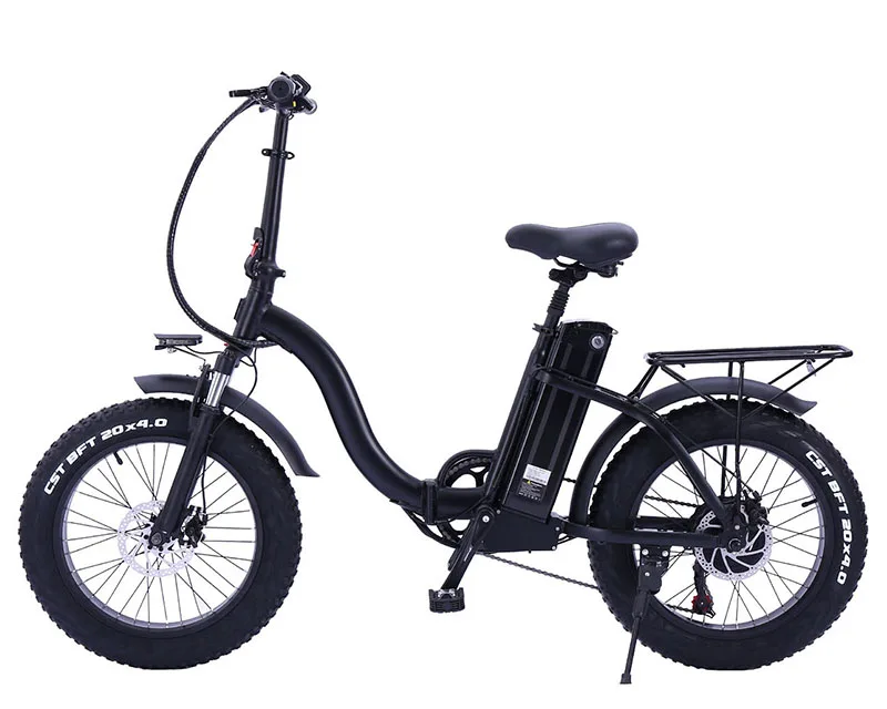 

Ready to Ship Fat Tire Folding E Bike 48V 500W 15Ah Lithium Battery Electric Bicycle Buy From China Kids Electric Bike, Black or white