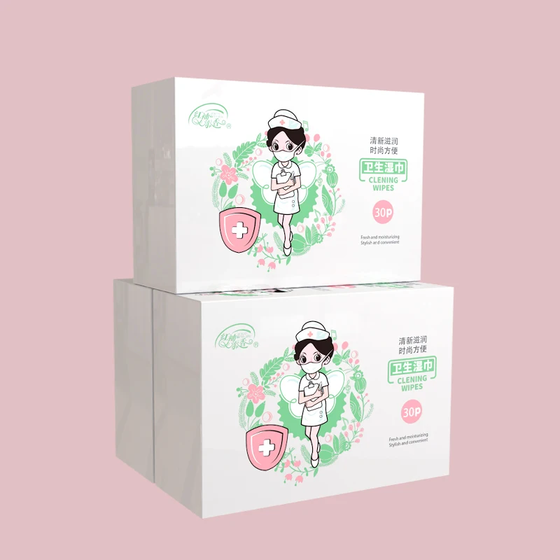 

Feminine Wipes Intimate Lady Wet Wipes Female Cleaning Wipes For Sensitive Skin, White color