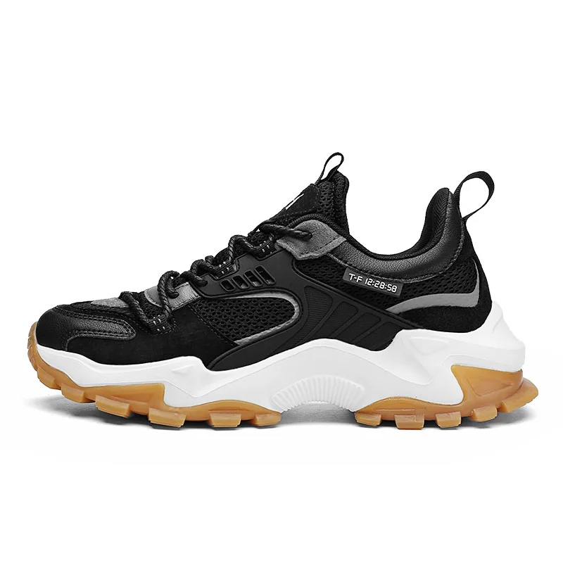 

New style casual ladies sneakers men's flying mesh breathable sneakers