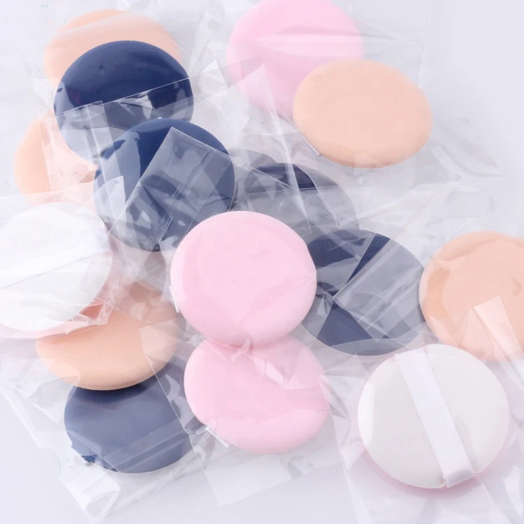 

High quality wet and dry puff round makeup puff makeup sponge cosmetic puff, Customized