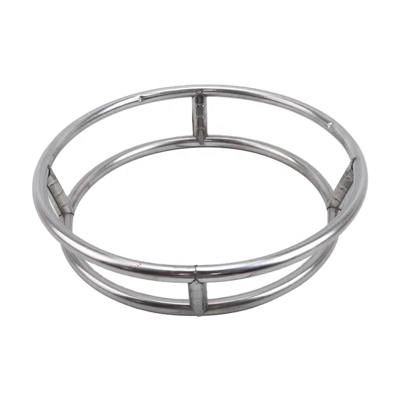 

Round Type Pot Rack Stainless Steel Wok Rack Pot Ring Soup Pot Holder Shelf High Quality Kitchen Supplies Diameter 28cm/30cm