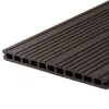Durable waterproof smoked grey wood plastic composite fumed oak flooring