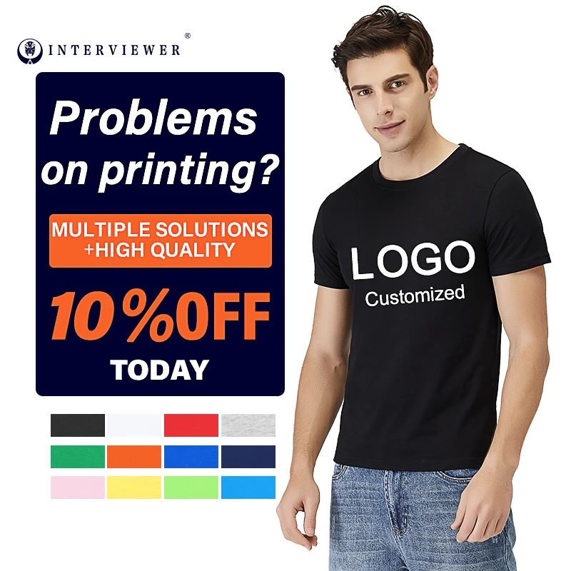 

High End Branded T Shirts Wholesale T-Shirt Custom Breathable Tshirts Sublimation Tshirt Blanks, Customized colors