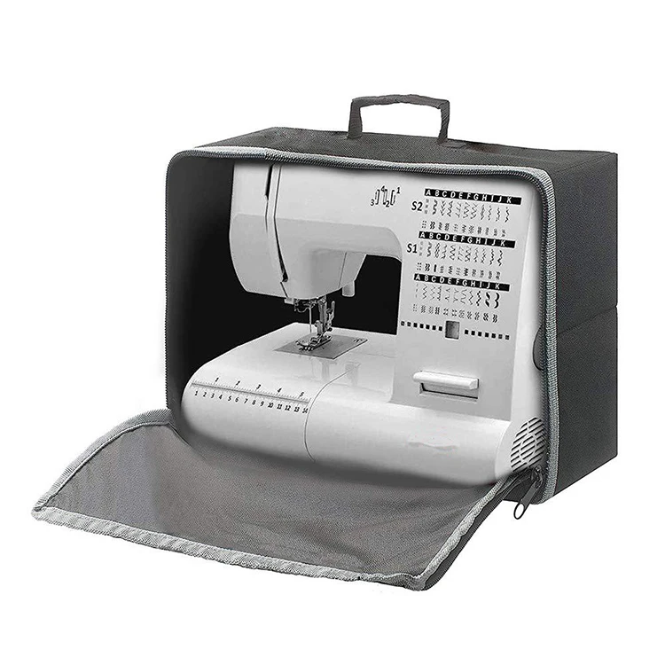 

Sewing Machine Dust Cover Protector Sewing Machine Carrying Case Tote Bag, Black or customized