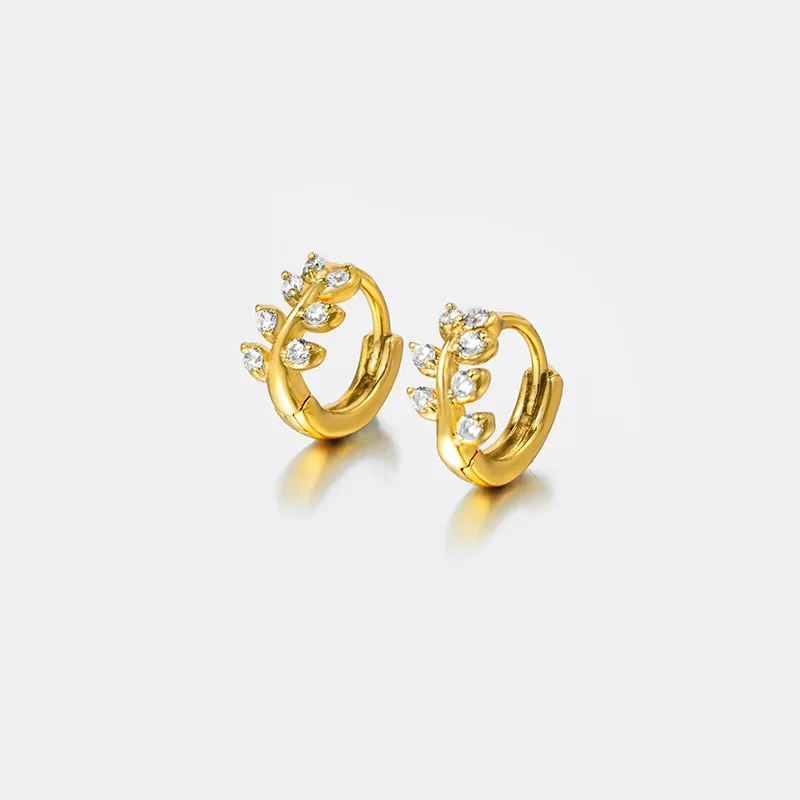 

24K Gold Stud Earrings for Women Simple Five-pointed Star Earrings for Wedding Engagement Gifts Fine Jewelry kolczyki damskie