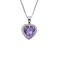 

2020 New Arrival Silver 925 Natural Amethyst Jewelry Set For Women