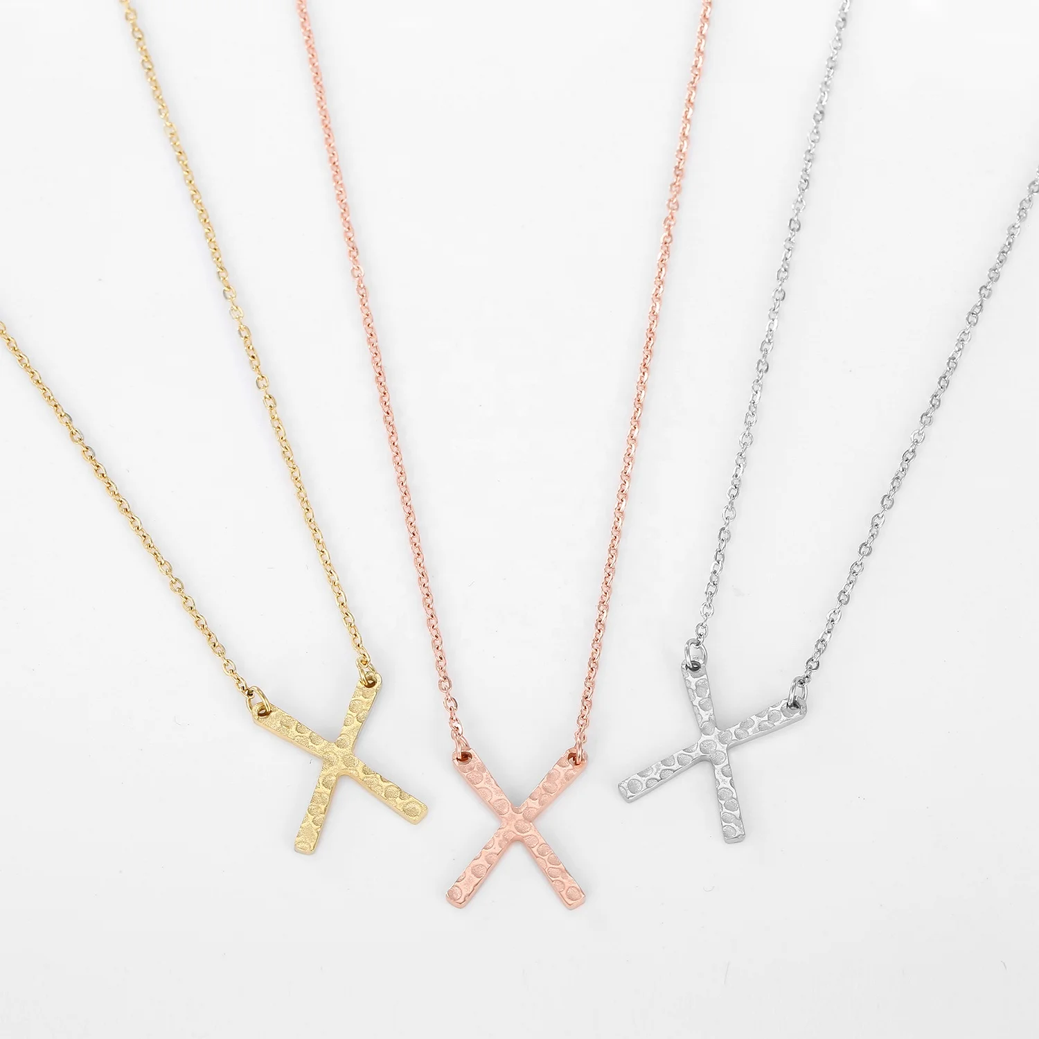 eManco Stylish X shape Pendant