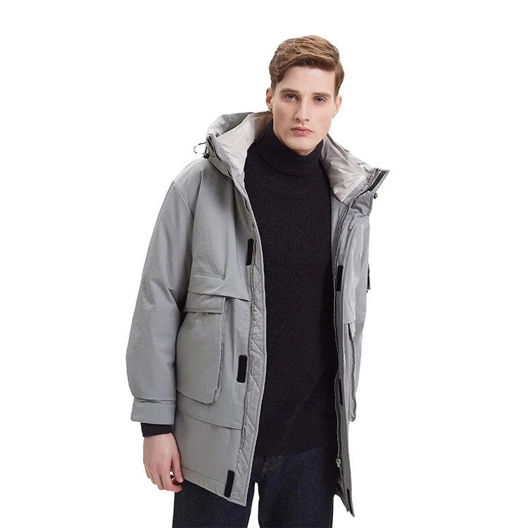 

Wholesale canada style parka men's goose down jacket thick lovers' outdoor winter coat, Customized color