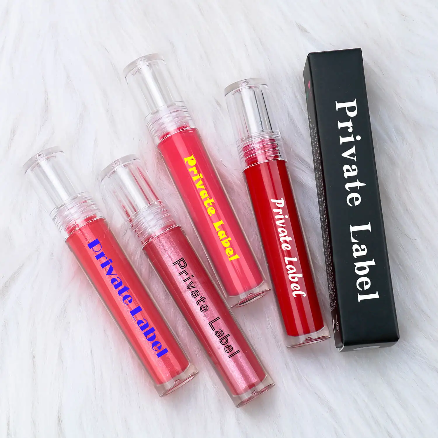 

Vegan Transparenth Shimmer Lip Gloss Private label Custom Logo Lip Gloss Vendor